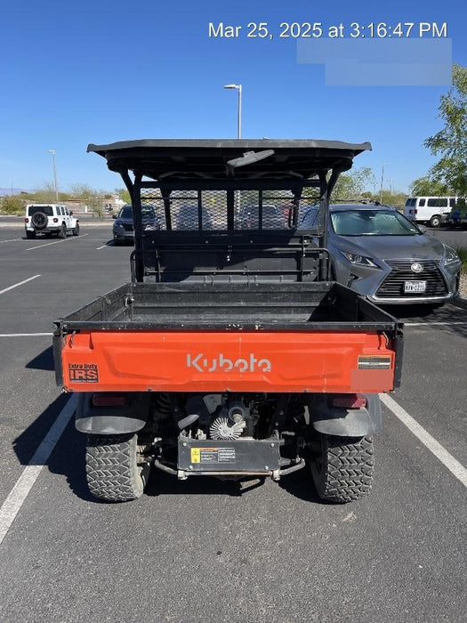 2022 Kubota RTV-X1140W-H Plastic Canopy, Windshield Acrylic Clear, LED Strobe Light, Wire Harness Kit, Back up Alarm