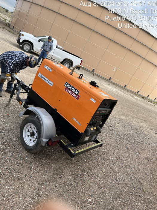 2022 Lincoln Electric LE400 Kubota V1505, Trlr, Cable Rack, Light Kit, ES Decals, T3