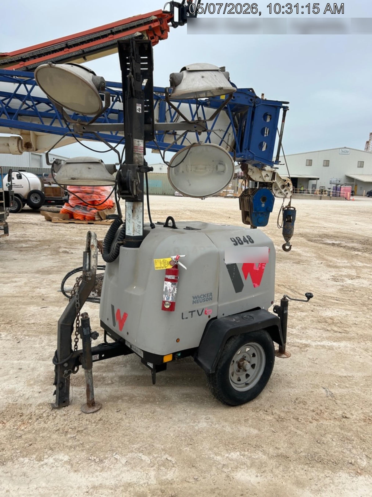 Wacker Neuson LTV6K-MH Wacker Neuson LTV6K Towable Light Tower