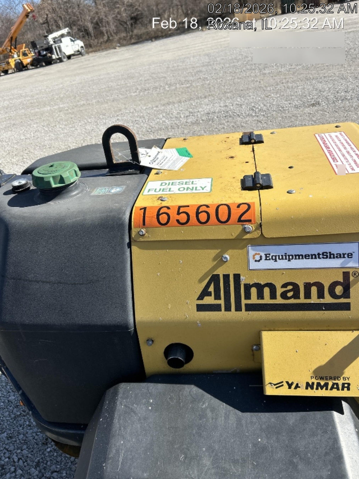 2021 Allmand NLV3GR (4) LED Light Fixture 350W, 23' Vertical Mast, 3kW Prime, Towable, Deep Sea L401, Leveling Jacks, Yanmar T4F 5.8hp