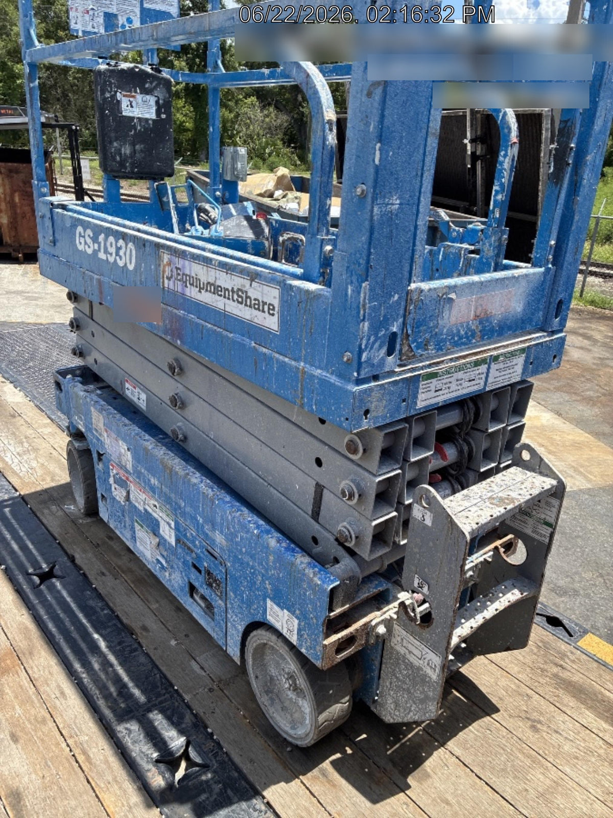 2020 Genie GS-1930 Solid Non Marking Tires, Beacon, Folding rails with half height swing gate