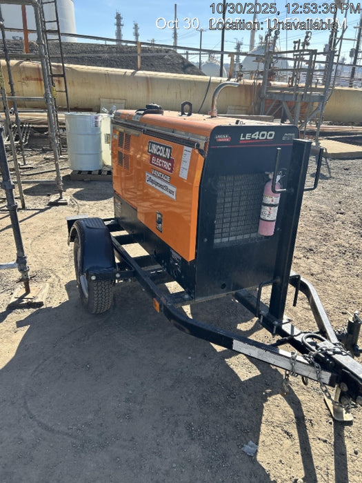 2022 Lincoln Electric LE400 Kubota V1505, Trlr, Cable Rack, Light Kit, ES Decals, T3