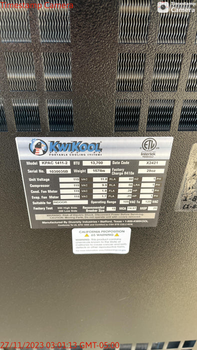 2023 KWIKOOL KPAC1411-2