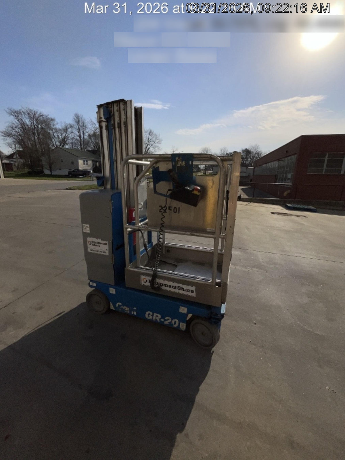 2018 GENIE GR-20