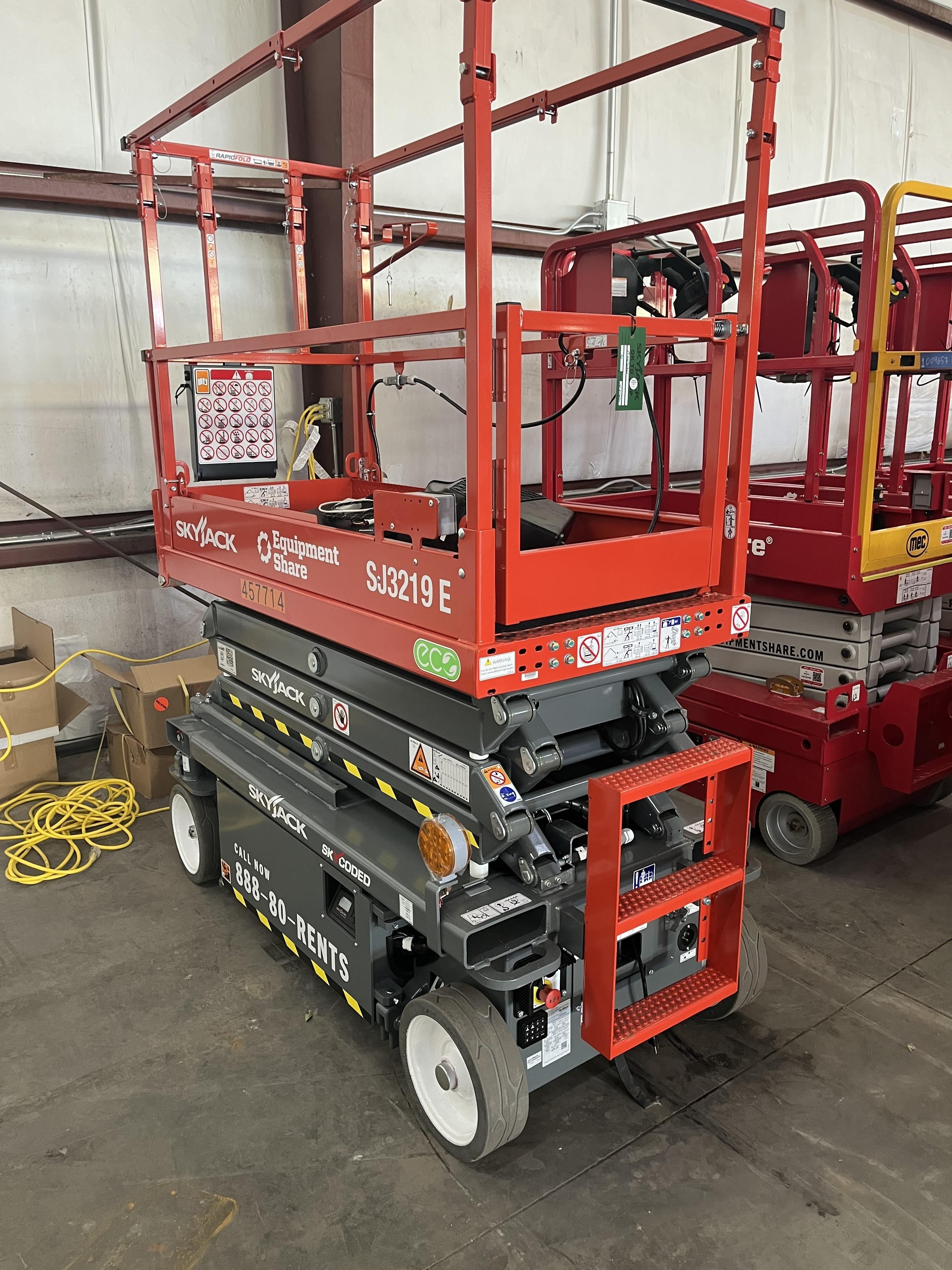 2024 Skyjack SJ3219 Electric Drive, Sld NM Tires, DBcns, RFRails, Power to Platform, T3 + Access Control