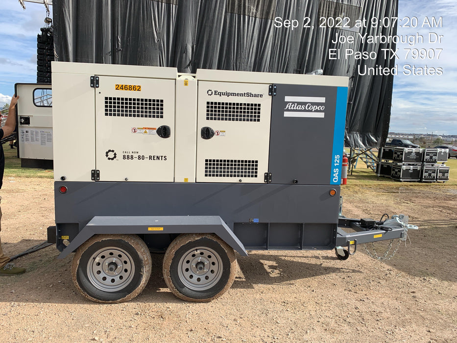 2022 ATLAS COPCO QAS 125