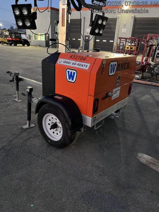 2024 Wanco WLTT-4MM4K Diesel, Deep Sea Controller, Shore Power Plug, Auto Start, (4) 350W LED Floodlights, 4kW Generator, 60 Gal Fuel Tank, 2" Ball, T3