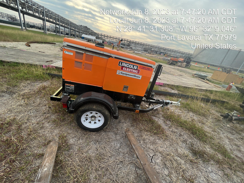 2022 Lincoln Electric LE400 Kubota V1505, Trlr, Cable Rack, Light Kit, ES Decals, T3