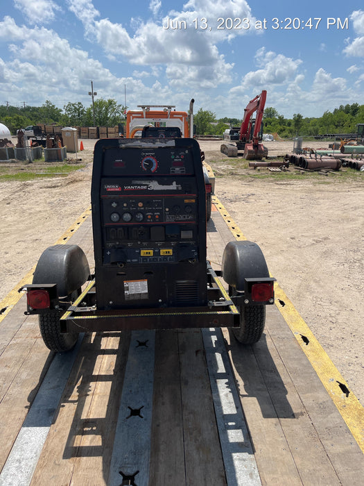 2021 Lincoln Electric Vantage 322 Vantage 322 Ready Pak 3 w/ Decals, ORANGE (includes trailer, cable rack, fender light kit) NO Telematics