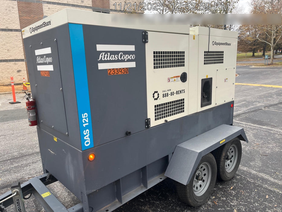 2022 ATLAS COPCO QAS 125