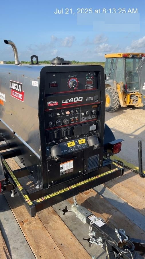 2024 Lincoln Electric LE400 Kubota V1505, Trlr, Cable Rack, Light Kit, ES Decals, T3