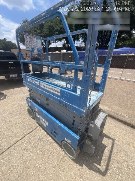 2019 Genie GS-1930 Fixed Rails with Chain Entry