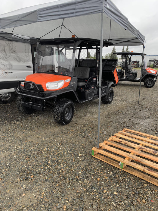 2022 Kubota RTV-X1140W-H Plastic Canopy, Windshield Acrylic Clear, LED Strobe Light, Wire Harness Kit, Back up Alarm