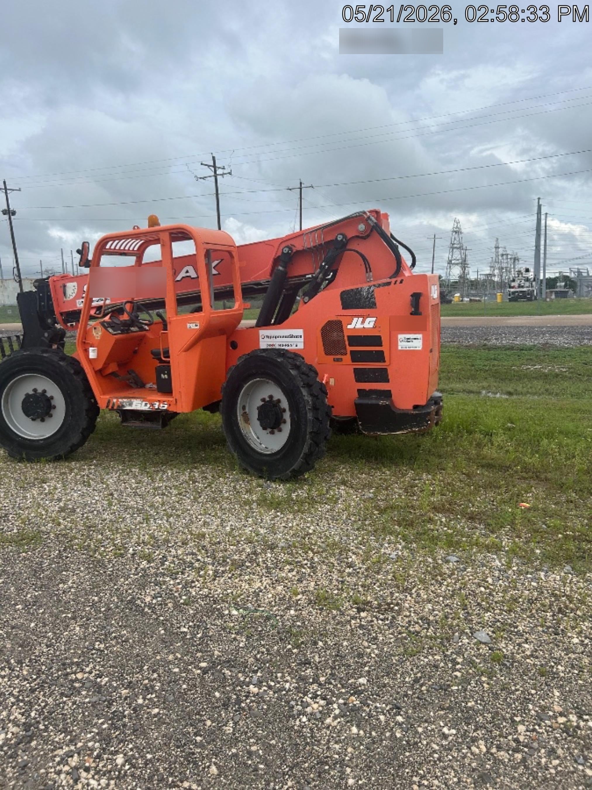 2019 Skytrak 6036 Canopy, Solid Tires, LED Work Lights, Beacon 50" Carriage, 48" Pallet Forks