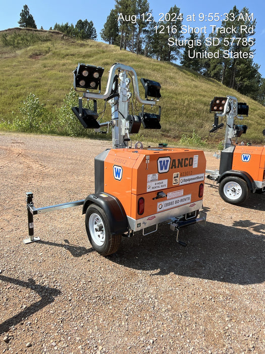 2024 Wanco WLTT-4MM4K Diesel, Deep Sea Controller, Shore Power Plug, Auto Start, (4) 350W LED Floodlights, 4kW Generator, 60 Gal Fuel Tank, 2" Ball, T3