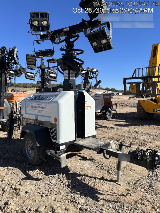 Allmand Bros. Night-Lite Pro II Allmand Night-Lite Pro II Allmand Night-Lite Pro II 8 kW Light Tower w/Kubota Engine, LED Light Package