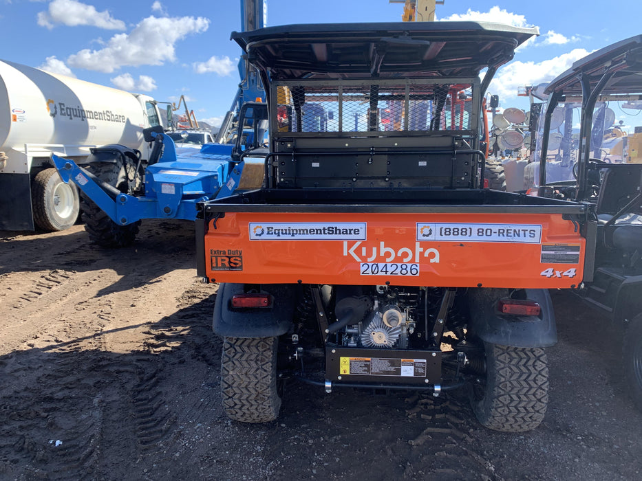 2022 Kubota RTV-X1140W-H Plastic Canopy, Windshield Acrylic Clear, LED Strobe Light, Wire Harness Kit, Back up Alarm
