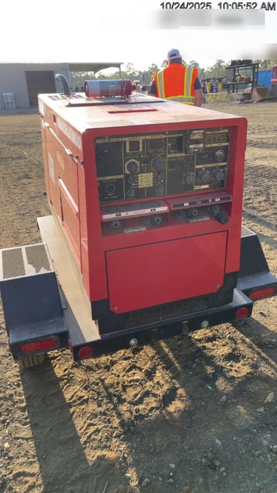 2022 Shindaiwa DGW400MDL Kubota D902 Engine, 23 HP, Dual Op Welder, Wire, Arc, Droop Stick, Tig, and CC Stick Functionality, Simulphase, 3 Phase and 1 Phase Gen Output, Single Axle NB Trlr, Slr Trckl Chrg 12V 12W, Fire Ext