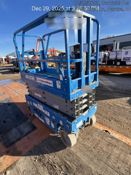 2020 Genie GS-1930 Solid Non Marking Tires, Beacon, Folding rails with half height swing gate