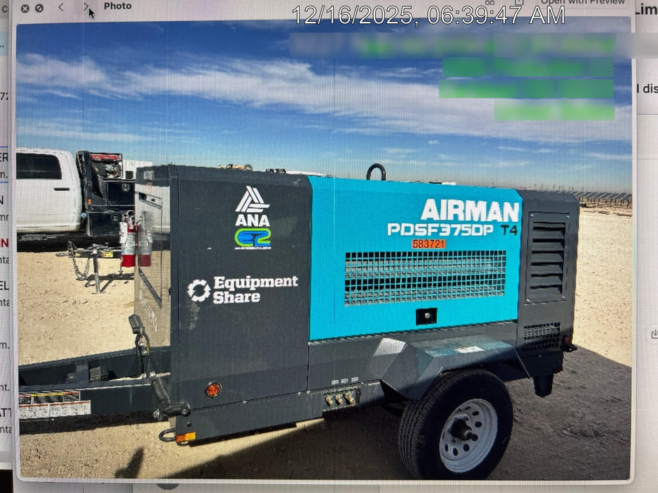 2025 AIRMAN PDSF375DP-6E1