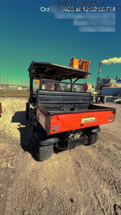 2022 Kubota RTV-X1140W-H Plastic Canopy, Windshield Acrylic Clear, LED Strobe Light, Wire Harness Kit, Back up Alarm