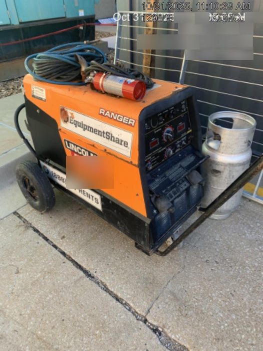 2021 Lincoln Electric Ranger 305 LPG LPG One-Pak (includes undercarriage, tank holder & tank strap) ORANGE