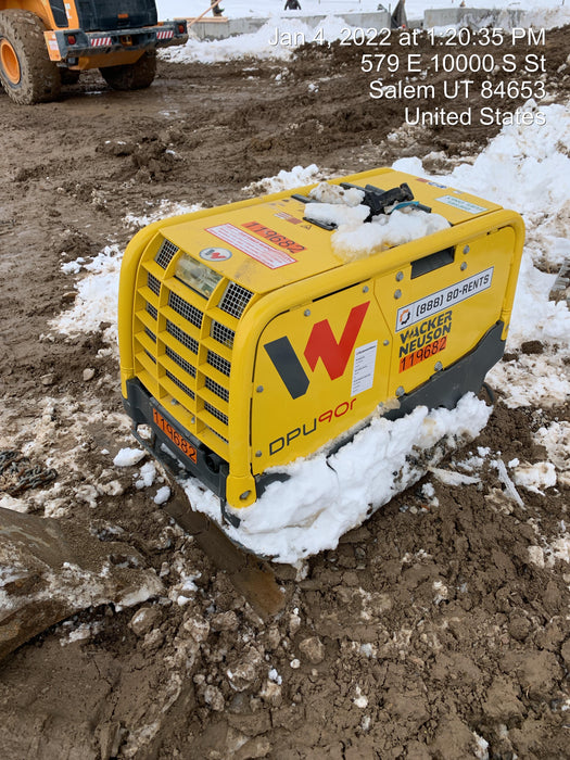 2020 Wacker Neuson DPU90r Vibration plate