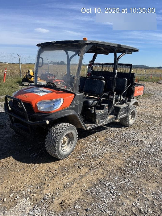2020 Kubota RTV-X1140W-H 4WD, LED Strobe, Windshield Acrylic Clear, Plastic Canopy, Wire Harness Kit, Backup Alarm