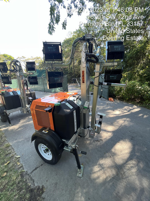 2023 Wanco WLTT-4MM4K Diesel, Deep Sea Controller, Shore Power Plug, Auto Start, (4) 350W LED Floodlights, 4kW Generator, 60 Gal Fuel Tank, 2" Ball, T3