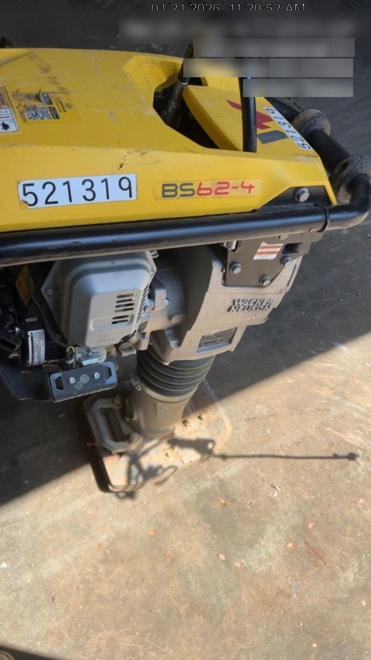 2025 WACKER NEUSON BS62-4Ab/28