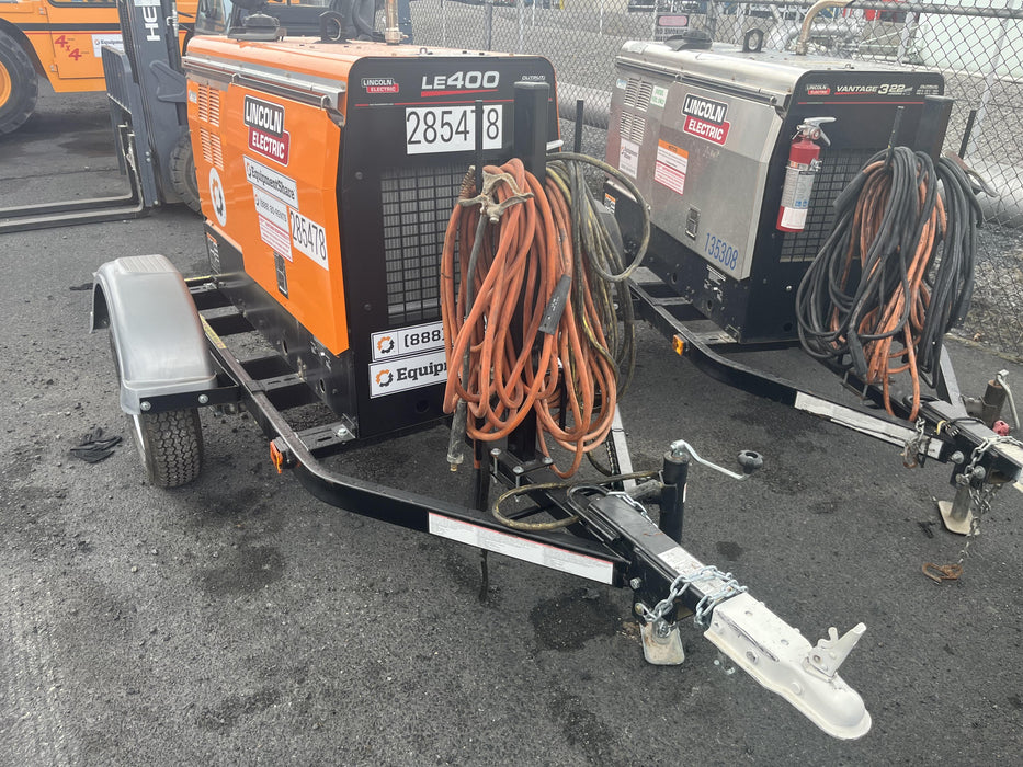 2022 Lincoln Electric LE400 Kubota V1505, Trlr, Cable Rack, Light Kit, ES Decals, T3