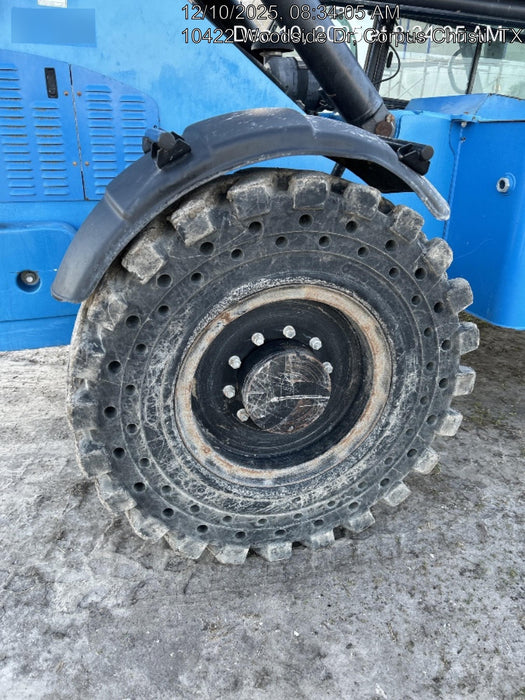 2019 Genie GTH-1056 Cab/Heat/AC, Solid RT Tires, LED Work Lights, Beacon 60" QA Carriage, 60" Forks