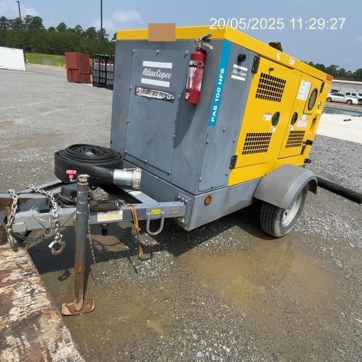 2020 ATLAS COPCO PAS 100 HF CS Enclosed