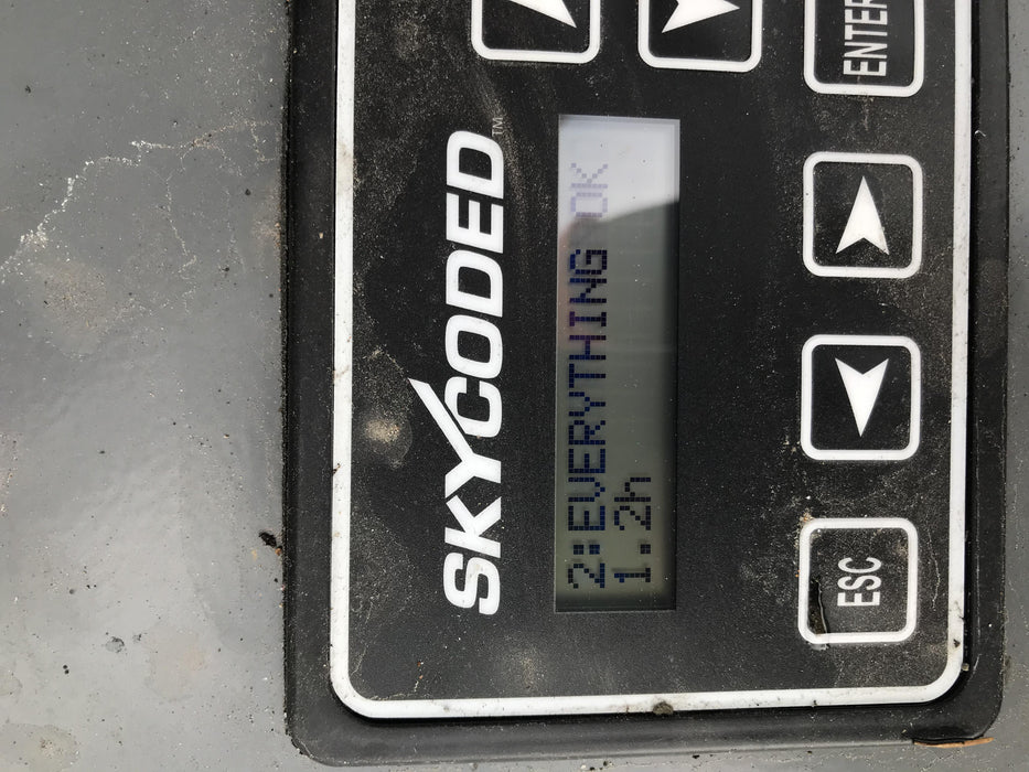 2020 Skyjack SJIII-3219 Solid NM Tires, Half height spring hinged entry gate, Dual Beacons, 800W Inverter