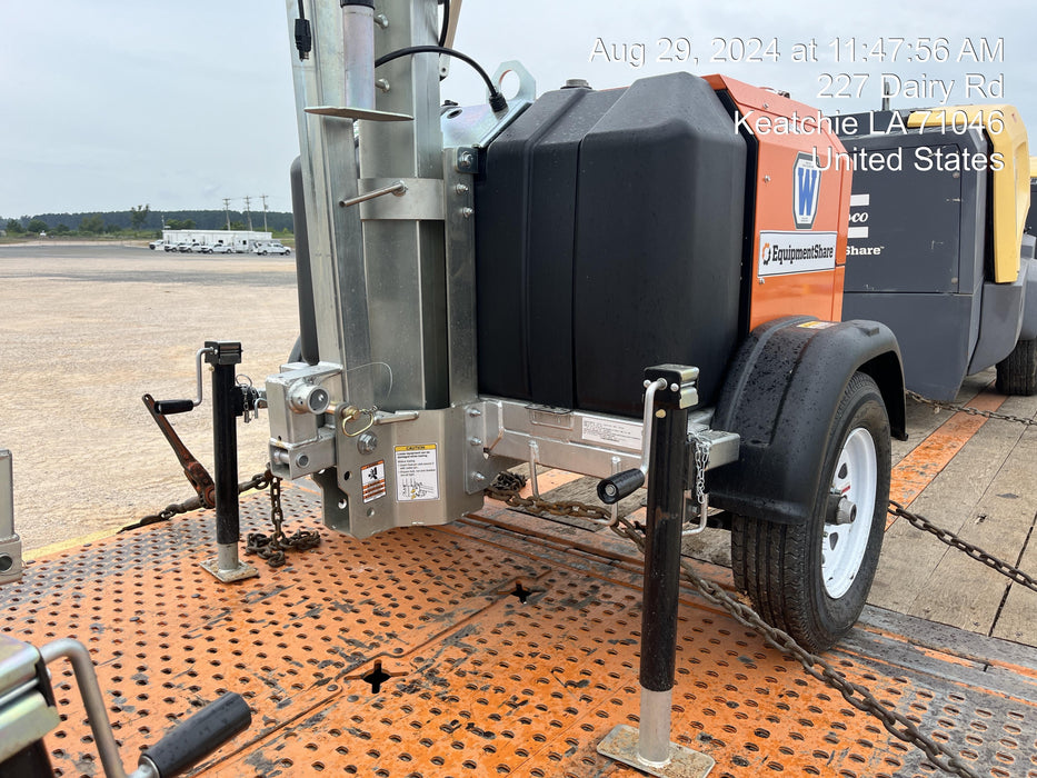 2024 Wanco WLTT-4MM4K Diesel, Deep Sea Controller, Shore Power Plug, Auto Start, (4) 350W LED Floodlights, 4kW Generator, 60 Gal Fuel Tank, 2" Ball, T3