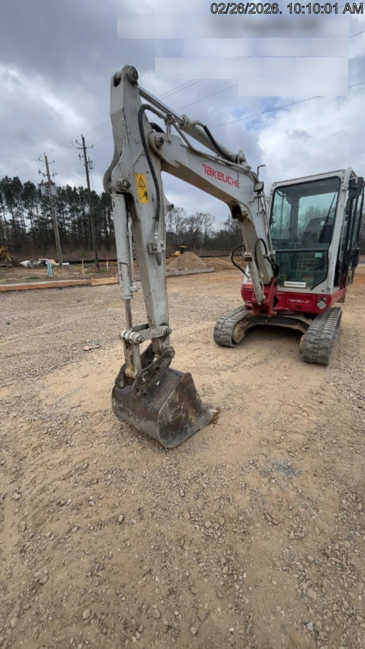 2020 Takeuchi TB-235-2CR Cab/Heat/Air, Rubber Tracks, Manual TAG QC