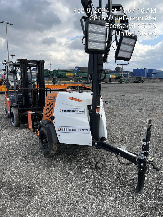 2023 Generac MLT2 Diesel, Flex Switch 120V Input, Powerzone Controller, 
(4) 320W LED Lights, 4kW Generator, 39.9 Gal Fuel Tank, 2" Ball, T3