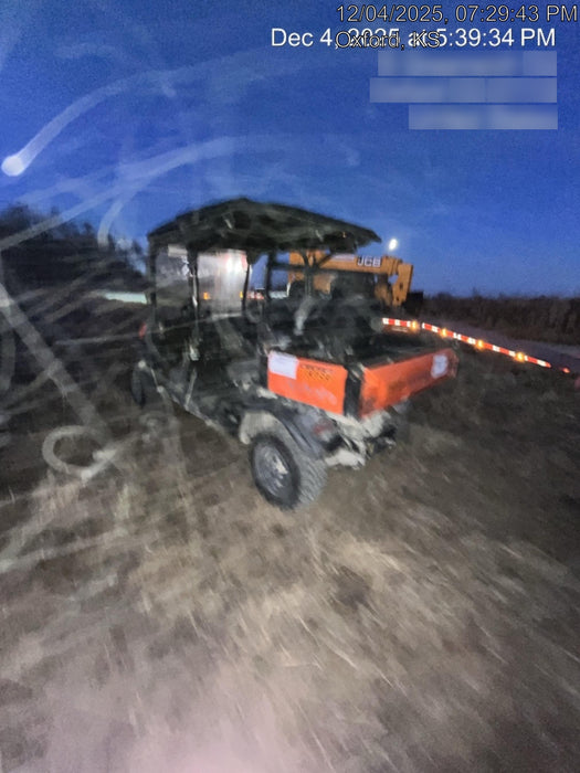 2021 Kubota RTV-X1140W-H Plastic Canopy, Windshield Acrylic Clear, LED Strobe Light, Wire Harness Kit, Back up Alarm