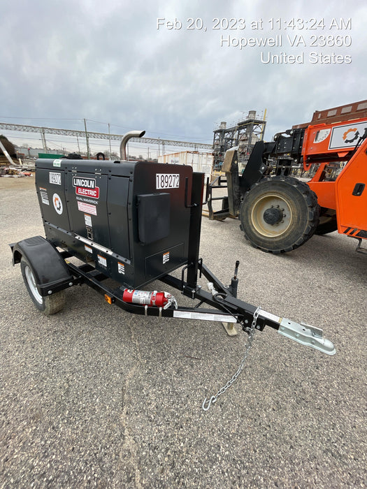 2021 Lincoln Electric Dual Maverick 200/200X Ready Pak 3, Includes Trailer, Cable Rack, Fender Light Kit
