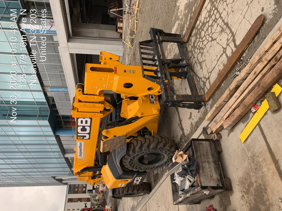 2020 JCB 510-56 Canopy, Solid Tires, Work Lights, Beacon, Aux Hydraulics, Back up Alarm, Lifting Eye, ES Decals