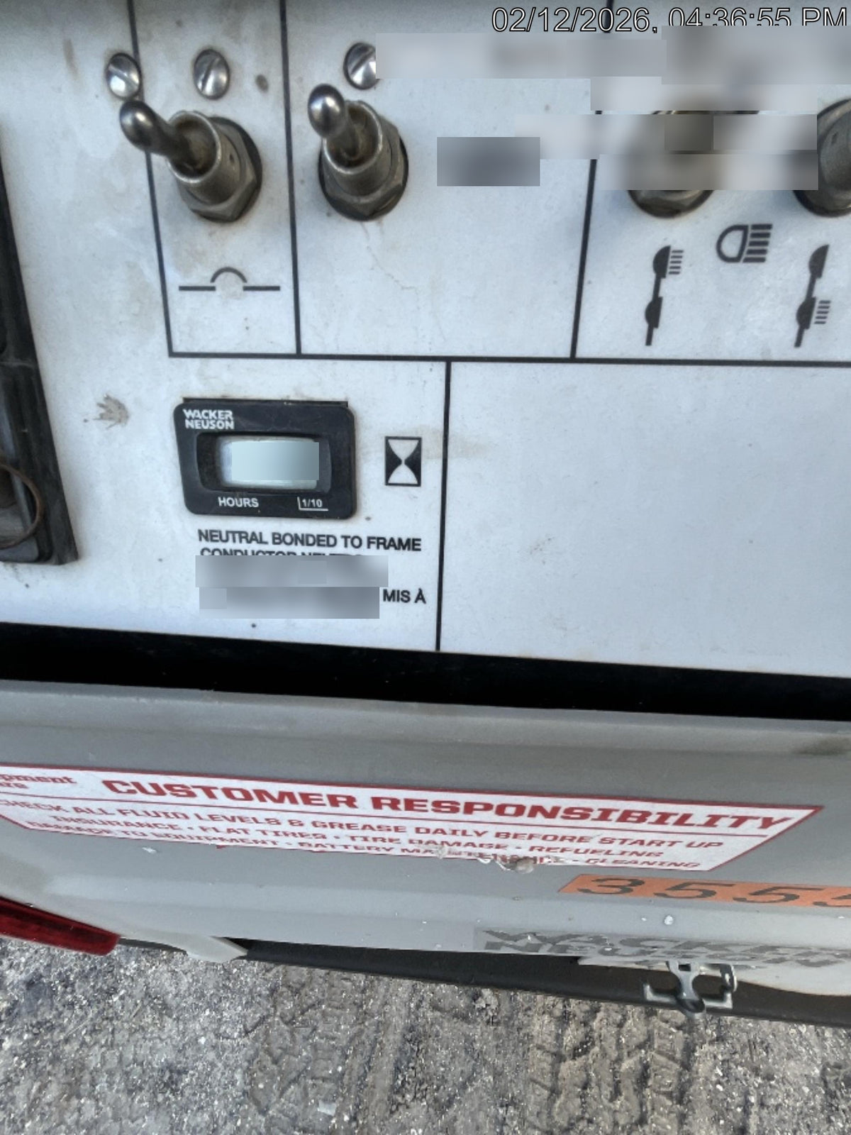 2019 Wacker Neuson LTV6L-MH Standard Options