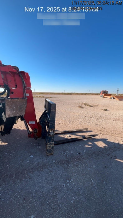 2019 Manitou MTA12042 Canopy, 120 HP , Solid Tires, Work Lights, Lift Hook, Auxiliary Hydraulics 66" Carriage and 60" Forks