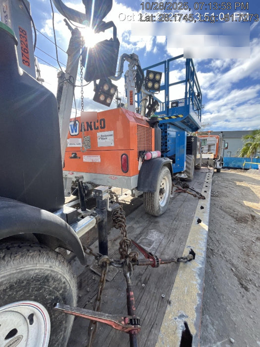 2023 Wanco WLTT-4MM4K Diesel, Deep Sea Controller, Shore Power Plug, Auto Start, (4) 350W LED Floodlights, 4kW Generator, 60 Gal Fuel Tank, 2" Ball, T3