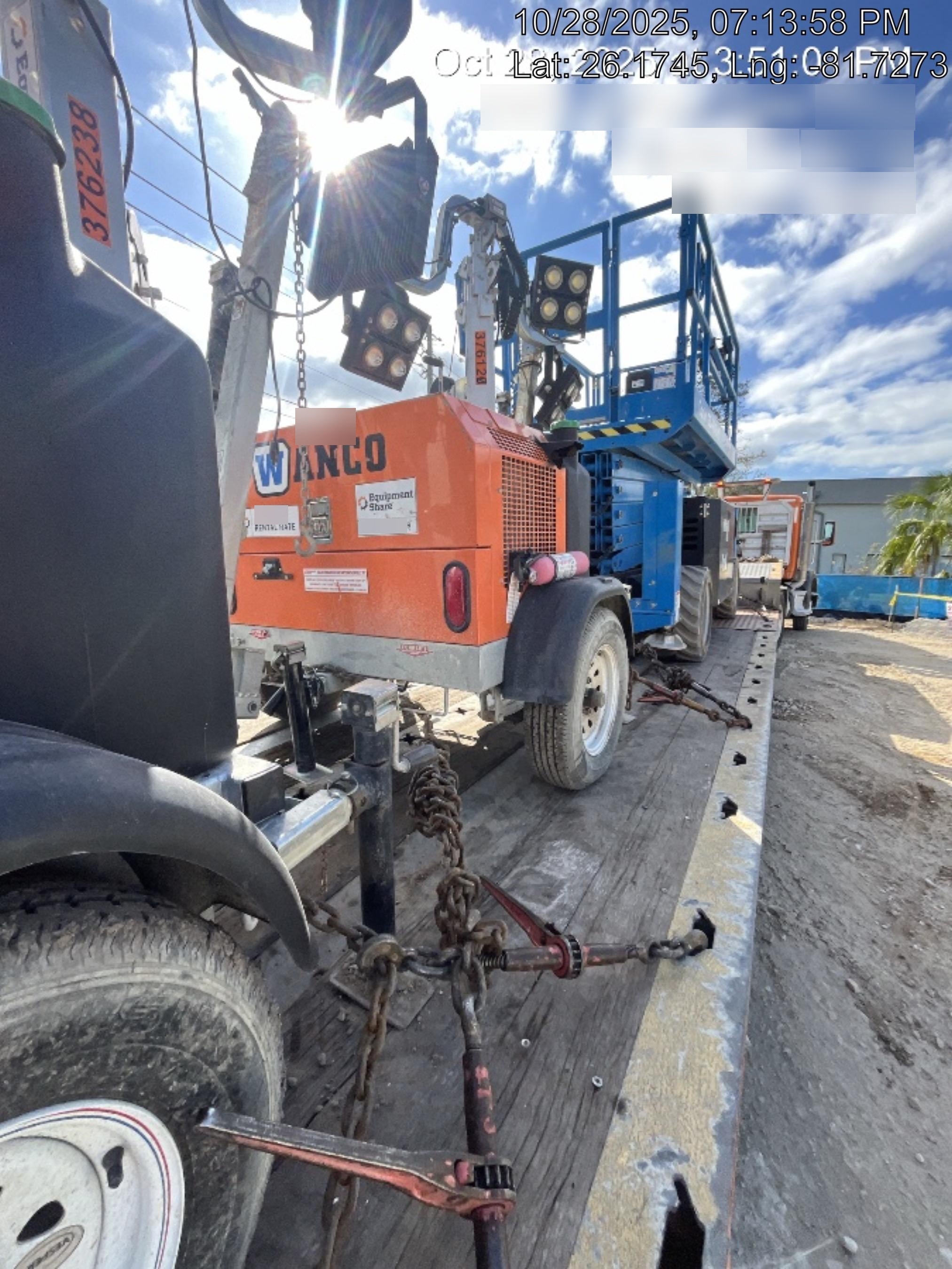 2023 Wanco WLTT-4MM4K Diesel, Deep Sea Controller, Shore Power Plug, Auto Start, (4) 350W LED Floodlights, 4kW Generator, 60 Gal Fuel Tank, 2" Ball, T3