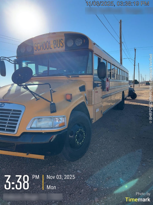 2012 BLUE BIRD 72 Passenger Bus