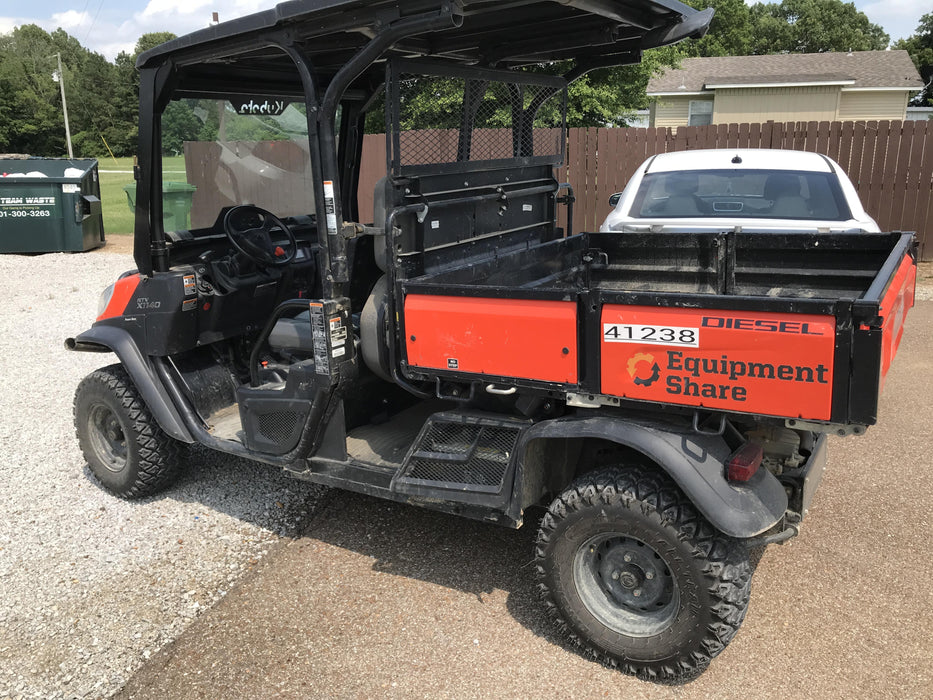2019 Kubota RTV-X1140W-H 4wd Utility Cart, LED Strobe, Windshield Tempered Glass, Plastic Canopy, Wire Harness Kit, Backup Alarm