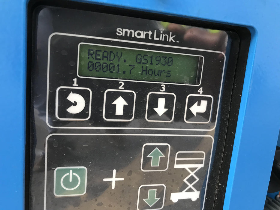 2020 Genie GS-1930 Solid Non Marking Tires, Beacon, Folding rails with half height swing gate, 800W Inverter