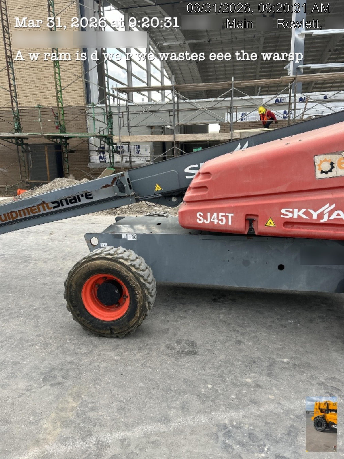 2018 SKYJACK SJ45T+