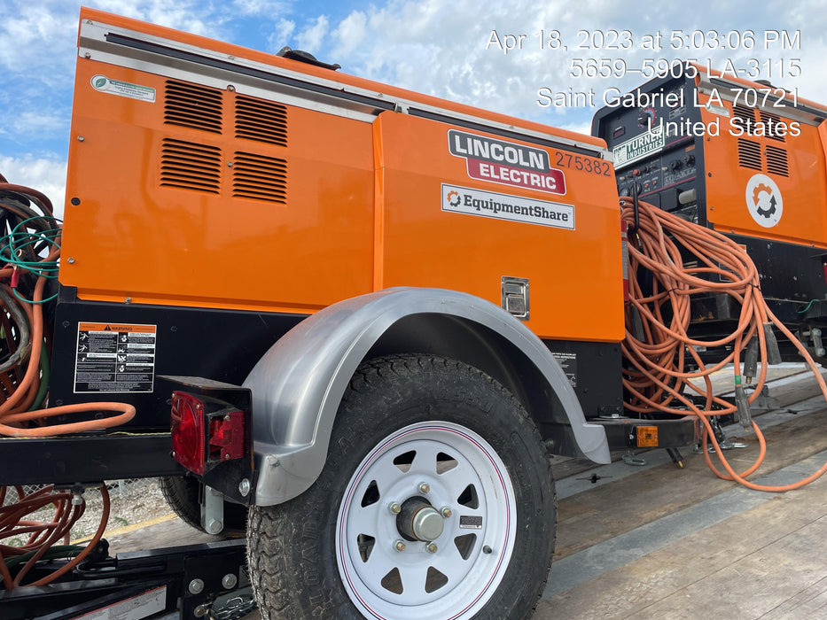 2022 Lincoln Electric LE400 Kubota V1505, Trlr, Cable Rack, Light Kit, ES Decals, T3