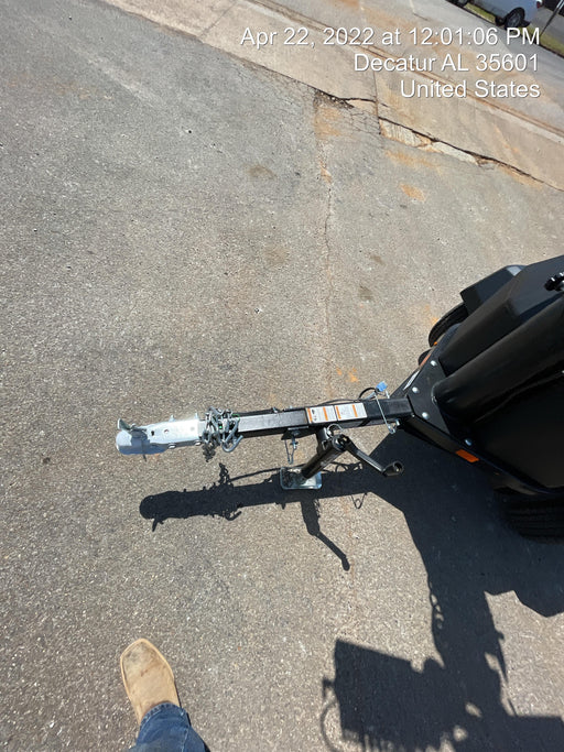 2022 Allmand NLV3GR (4) LED Light Fixture 350W, 23' Vertical Mast, 3kW Prime, Towable, Deep Sea L401, Leveling Jacks, Yanmar T4F 5.8hp